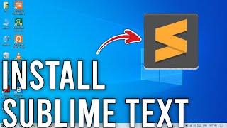 How to Download Sublime Text on PC or Laptop - Tutorial - Windows