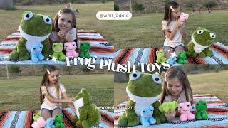 Frog Plush Toy Set, Green, 17.7 Inches | MorisMos Stuffed Animals #stuffedanimals #plushtoys