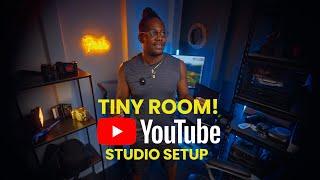 How I Built my DREAM TINY Room YouTube Studio Setup 2025