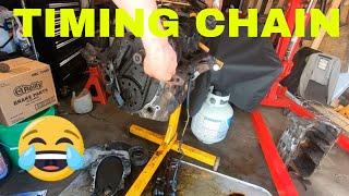 3 4 gm V6 timing chain inspection- pontiac buick chevrolet gm 3.4 V6 timing chain is it bad?