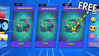 How To Get Free 10x Dead Boxes! Legendary Gift - Brawl Start