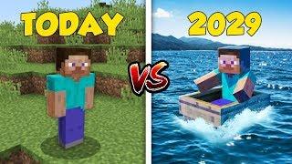 Minecraft TODAY vs. 10 YEARS: EVOLUTION OF MINECRAFT! (2019-2029)