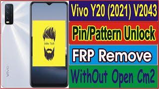 Vivo Y20 (2021) V2043 Pattern Unlock  FRP Remove Cm2 Just One Click