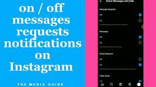 How To Turn On /Off Messages Requests Notifications On Instagram 2022