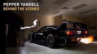 Shooting the Gas Monkey Garage F40 — Pepper Yandell BTS