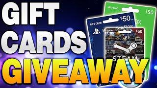 PSN / XBOX / STEAM CARD GIVEAWAY - FREE XBOX GIFT CARD CODES LIVE
