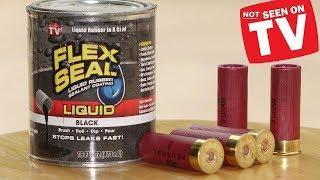 Flex Seal®  shotgun slugs destroy  EVERYTHING - AMAZING!