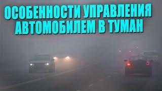 Особенности управления автомобилем в туман.