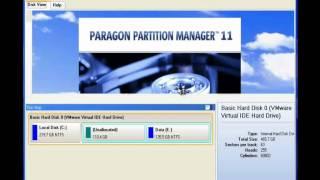 Paragon Partition Manager 11 - How to Resize a Partition