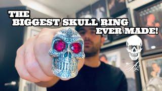 Biggest Skull Ring In The World - AJT Jewellery