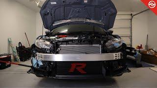 PRL INTERCOOLER + CHARGE PIPE INSTALL! **FK8 TYPE-R**