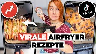 Ich teste neue virale AIRFRYER Rezepte 2025 von TikTok 