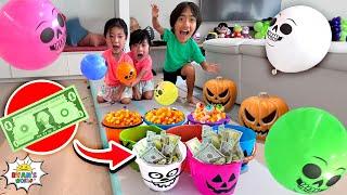 Halloween Balloon Boo Bucket Challenge! Win Money or a Treat!