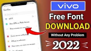 vivo me paid font ko free me kaise apply kare 2023|vivo me free font kaise download kare|Vivo Font