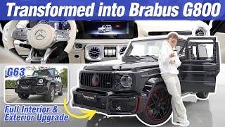 Тюнинг Mercedes G63 в Brabus G800: полная трансформация сборкиМодернизация экстерьера и интерьера