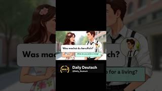 Simple German conversation practice #deutschlernen #languagelearning