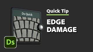 Edge Damage | Designer Quick Tip #36 | Adobe Substance 3D