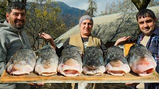 Rustic Village Life: Huge Fish Head Soup & Simple Pleasures in the Mountains