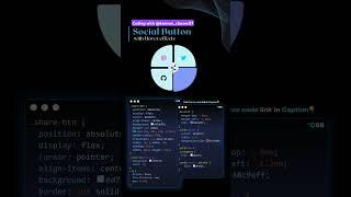  Social button with Hover Effect  #shortvideo #shorts #trending #youtubeshorts @Kamran_classes07