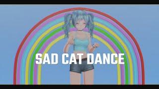 MMD - Sad cat dance (MEME)