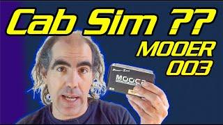 Review Mooer 003. Simuladores de Ampli y de Altavoces. Cab Sim. Speaker Simulator. Micro Preamp.