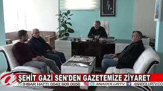 (NEVŞEHİR) ŞEHİT-GAZİ SEN'DEN ANADOLU TV VE KENT HABER'E ZİYARET