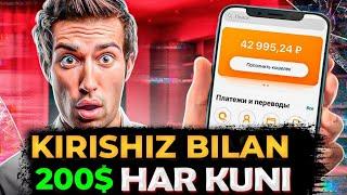 KIRISHIZ BILAN - 200$ bonus beradi. Internetda pul ishlash 2024