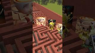 GUESS ALL SIZE GOLDEN CAPPUCCINO ASSASSINO BALLERINA FAMILY 2D vs 3D BRAINROT MEMES BIG MAZE Gmod