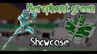 Hierophant green showcase | Project jojo | Roblox