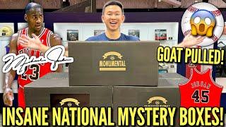 I opened INSANE NATIONAL EXCLUSIVE MYSTERY BOXES from Upper Deck (GOAT PULL)! 