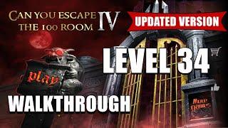 Can You Escape The 100 Room 4 LEVEL 34 | Walkthrough | Can You Escape The 100 Room IV [Updated]