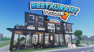 Restaurant Tycoon 2 || Modern Restaurant (Tutorial) || Roblox