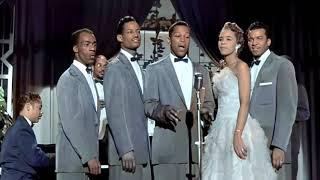 The Platters   "The Great Pretender"    1955    HD Color   (Audio Remastered)