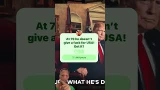 Trump at 79 f*ucks US GANGBANG-STYLE! #power #politics #trumpism #authoritarian #elitizm #warmonger