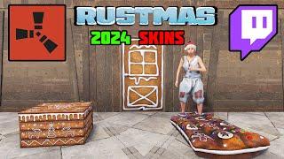 RUSTMAS 2024 RUST SKINS! (Christmas Twitch Drops Showcase)