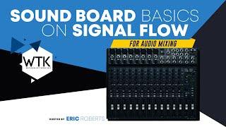 Sound Board Basics on Signal Flow for Audio Mixing (Lesson 1)