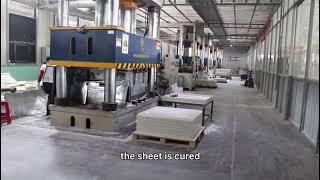 GRP water tank panels production process