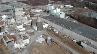 Abandoned: Eurocan Pulp mill in Kitimat BC. Mavic Mini