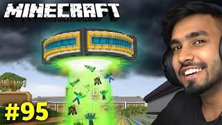 REAL UFO IN MY WORLD | MINECRAFT GAMEPLAY #95