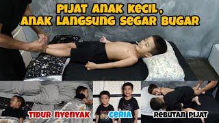 PIJAT ANAK KECIL, ANAK LANGSUNG SEGAR BUGAR @therenandafamily