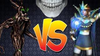 Heroes of Might and Magic III. Dendroid soldier VS Sorceresses