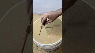 ‎‏‎‏‎‏The art of shaping metals on sand is satisfying and relaxing   #satisfying  #art