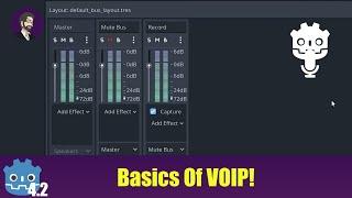 Basics of VOIP in Godot 4.2!