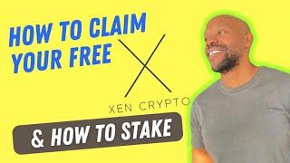 HOW TO CLAIM YOUR XEN CRYPTO AFTER MINTING | HOW TO STAKE AND EARN 20% APY