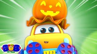 Bob Der Zug Halloween-Kürbis-Aufnäher und Gedicht für Kinder im Vorschulalter
