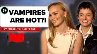 Lily-Rose Depp & Emma Corrin REVEAL Their Dating Red Flags  | Nosferatu Interview