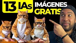 THE BEST! FREE AND UNLIMITED IMAGES - 13 AI tools to create images