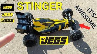 JEGS RC STINGER buggy is AMAZING! 2s and 3s speed test, and RACING!!!