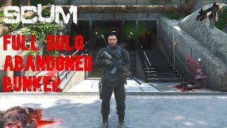 SCUM 0.96 Full SOLO Abandoned bunker run (Sentenced US Survival)