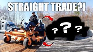 I TRADED MY $10,000 SCAG MOWER FOR THIS 2500HD TRUCK!!!